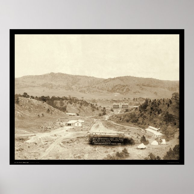 Hotel Minnekahta Hett Vår SD 1889 Poster (Framsidan)