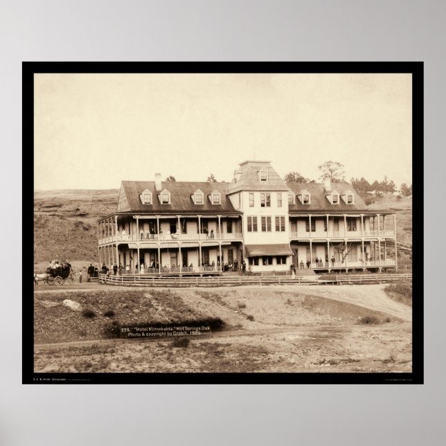 Hotel Minnekahta i Hett Vår SD 1889 Poster (Framsidan)
