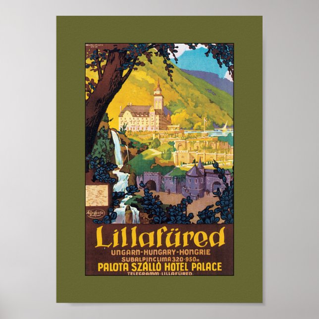 Hotel Palota Lillafured, Ungern Poster (Framsidan)