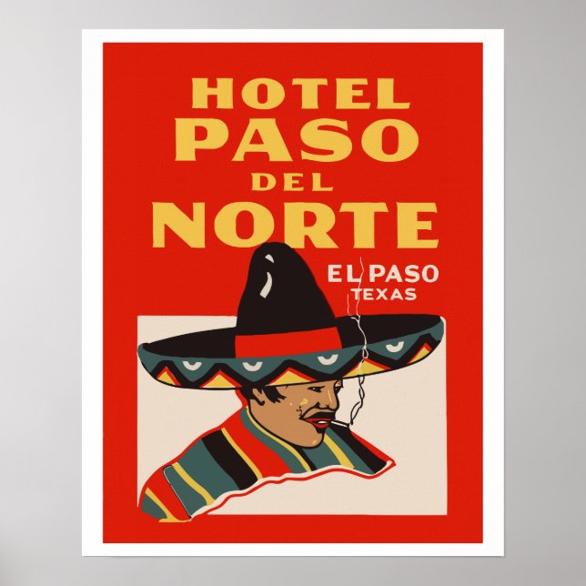 Hotel Paso del Norte (El Paso - Texas) Poster (Framsidan)