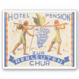 Hotel Pension Schweiz Klistermärken