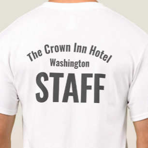 Hotel Personal Uniform T-Shirt