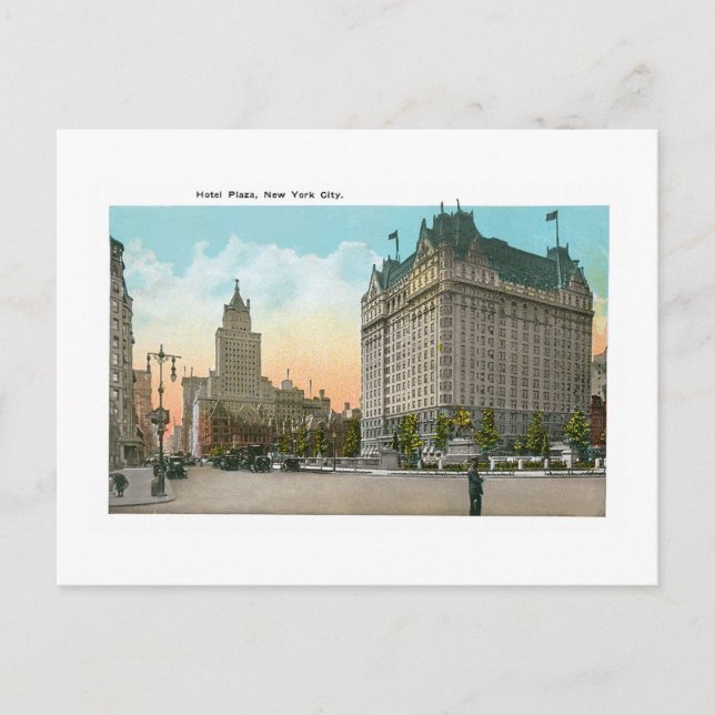 Hotel Plaza, New York City Vykort (Framsida)
