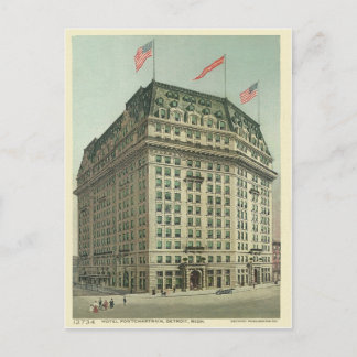 Hotel Pontchartåg Detroit Michigan Vykort