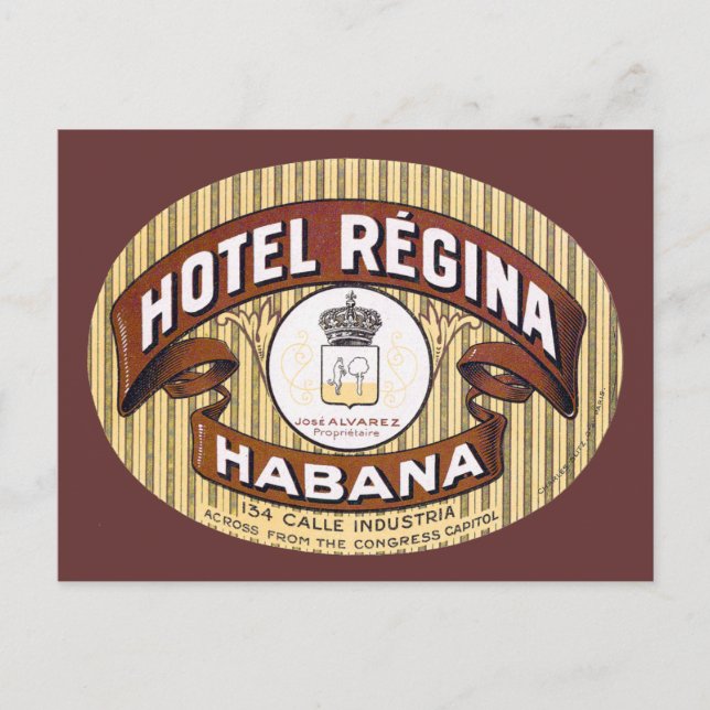 Hotel Regina Habana Kuba Vykort (Framsida)