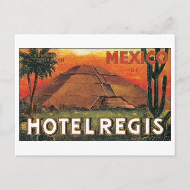 Hotel Regis, Mexiko Vykort (Framsida)