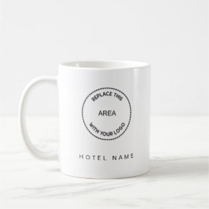 Hotel Restaurant Logotyp Namn Slogan Kaffemugg