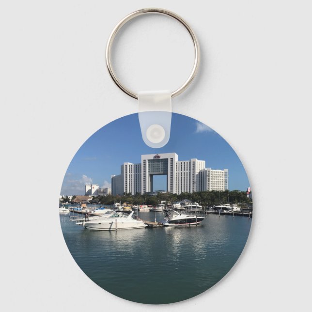 Hotel Riu Palace Cancun, Mexico Keychain Nyckelring (Framsida)