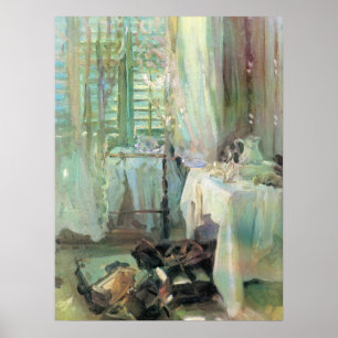 Hotel Room av John Singer Sargent Poster