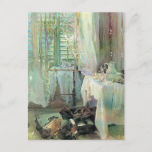 Hotel Room av John Singer Sargent Vykort