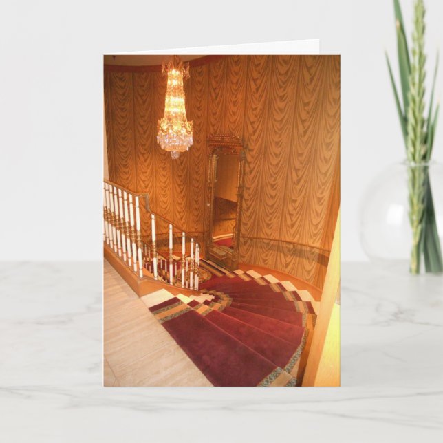 "Hotel St. Paul Staircase" födelsedagskort Kort (Framsida)