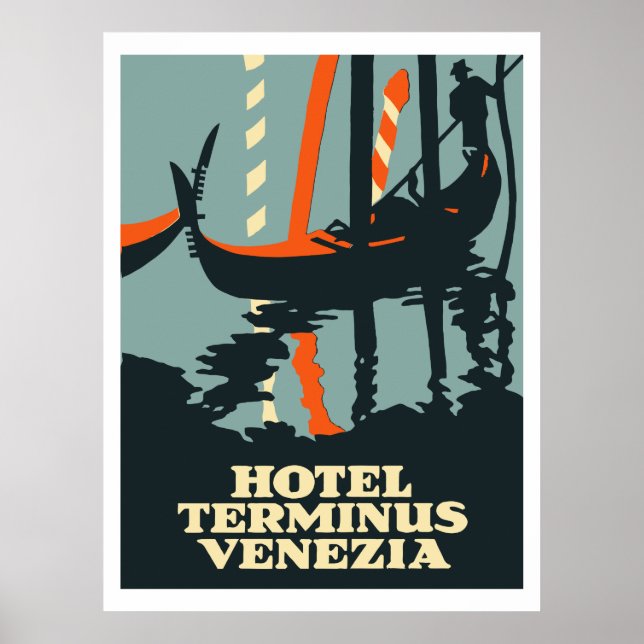 Hotel Terminus Venezia (Italien) Poster (Framsidan)