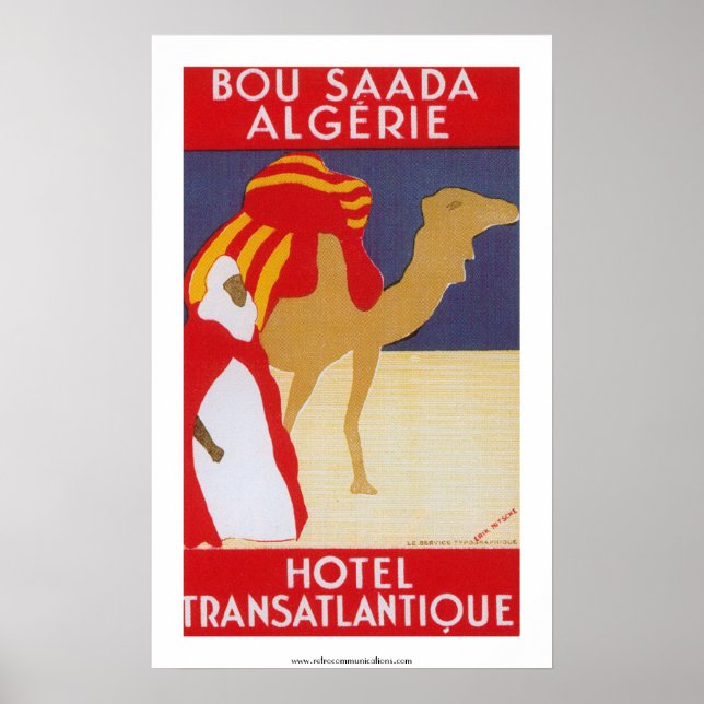Hotel Transatlantique Bou Saada Poster (Framsidan)