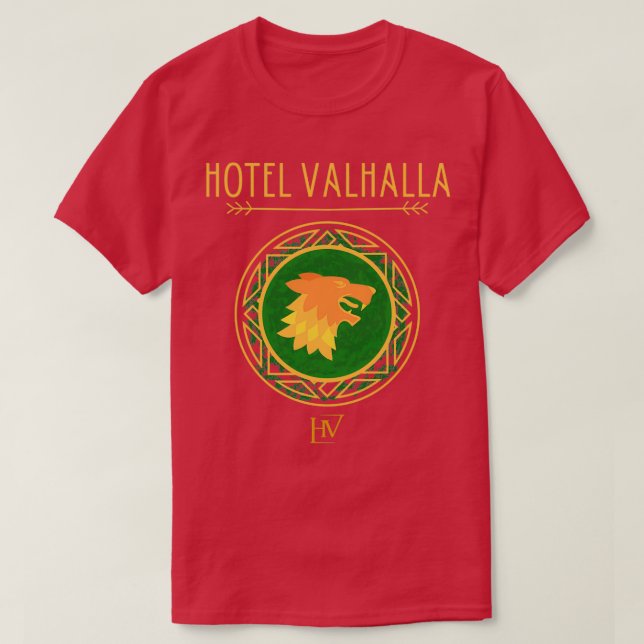 Hotel Valhalla Standard T Shirt (Design framsida)