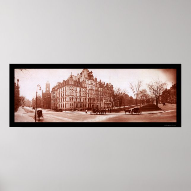 Hotel Vendome, Boston Photo 1903 Poster (Framsidan)