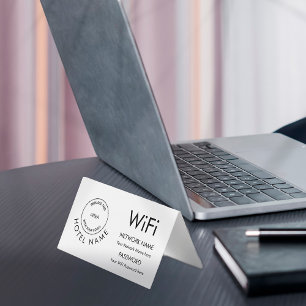 Hotel WiFi-information för gästLogotyp i Färg Kort
