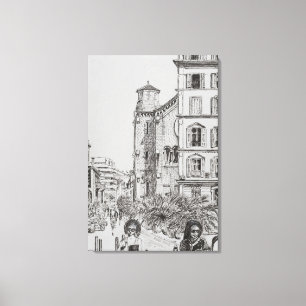Hotell 5 och Notre Dame Cannes 2014 Canvastryck
