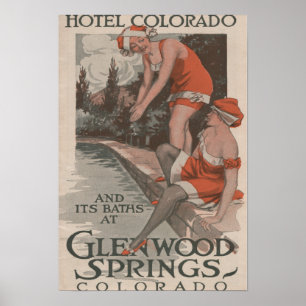 Hotell Colorado & badaffisch Poster