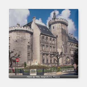 Hotell de Ville, Angouleme, frankrike Magnet