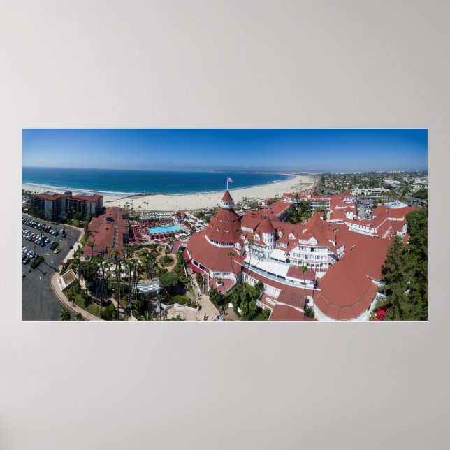 Hotell Del Coronado i San Diego Poster (Framsidan)