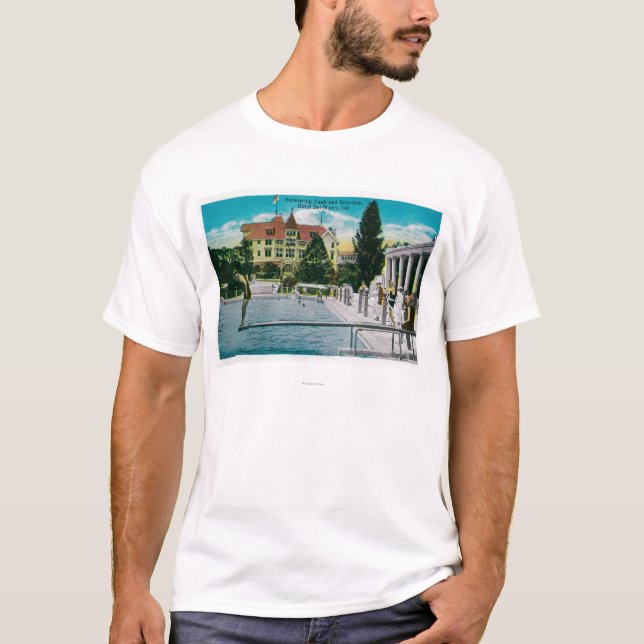 Hotell Del Monte Simning tank och Solarium T Shirt (Framsida)