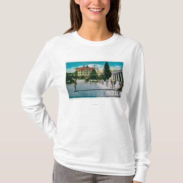 Hotell Del Monte Simning tank och Solarium Tee Shirt (Framsida)