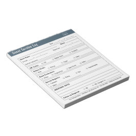 Hotell Gästservice Logotyp Minimalistisk  Anteckningsblock
