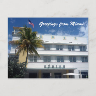 hotell hälsning miami vykort