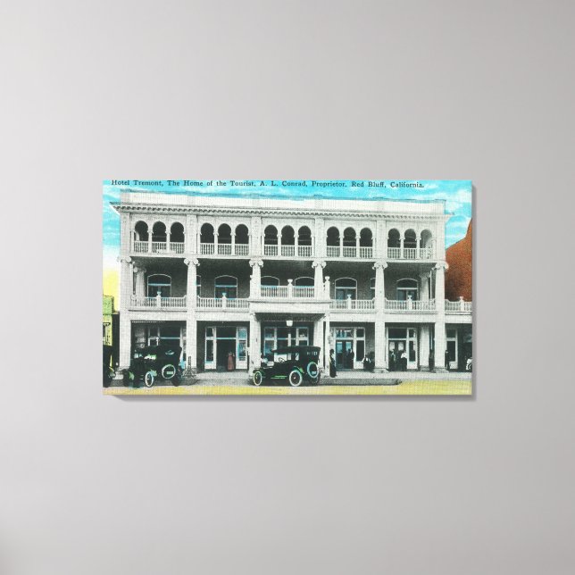 Hotell HotelRed Bluff, CA Canvastryck (Framsida)