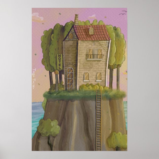 Hotell i himlen poster (Framsidan)