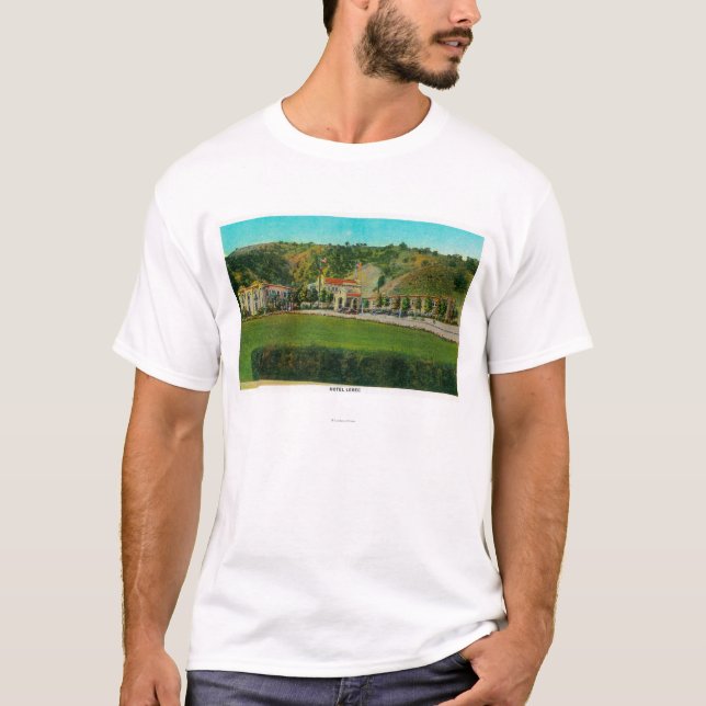 Hotell Lebec och GroundsRidge rutt, CA T-shirt (Framsida)