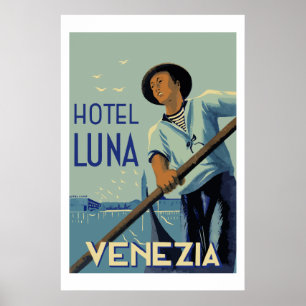 Hotell Luna (den Venezia italien) Poster