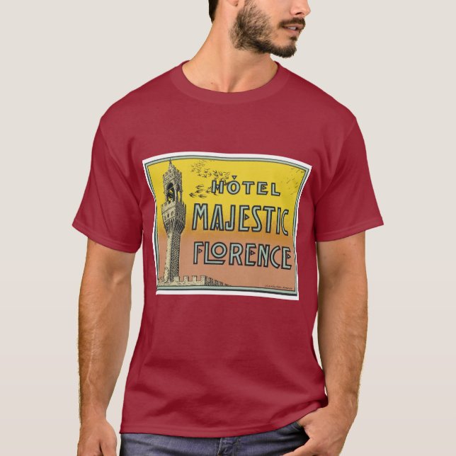Hotell majestätiska Florence Tee Shirt (Framsida)