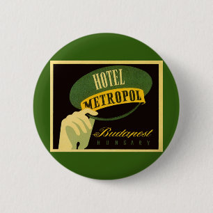 Hotell Metropol Budapest Ungern Bellhopps hatt Knapp