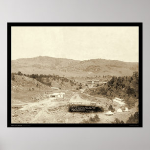 Hotell Minnekahta Hot Springs SD 1889 Poster