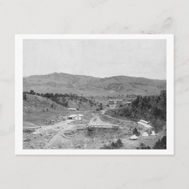 Hotell och badhus i Wiwalakahta Canyon Vykort (Framsida)