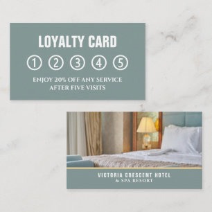 Hotell- och hotellrum, hotellverksamhet lojalitetskort