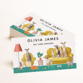 Hotell och hund i hund visitkort