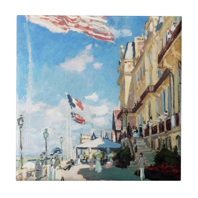Hotell Roches Noires, Trouville Monet Claude Kakelplatta (Framsidan)