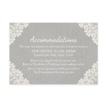 Hotell | Rustic Snöre & Grått Linen