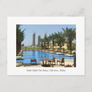 Hotell Sofitel slotten, gammal town, Dubai Vykort