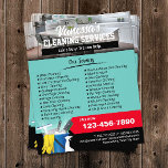 Hotell Städning Maid Service Teal Photo Flygblad<br><div class="desc">House Städning Window Städning Maid Service Teal Photo Flyers.</div>