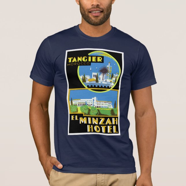 Hotell~ Tangier för El Minzah Tee (Framsida)