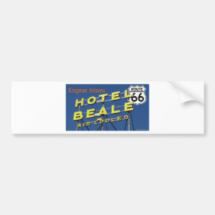 HotellBeale rutt 66 Kingman Arizona 2 Bildekal