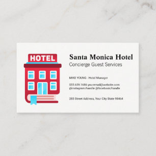 Hotellbokguide logotyp tidsbeställning kort
