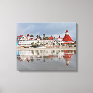 Hotelldel Coronado - Coronado, Kalifornien Canvastryck