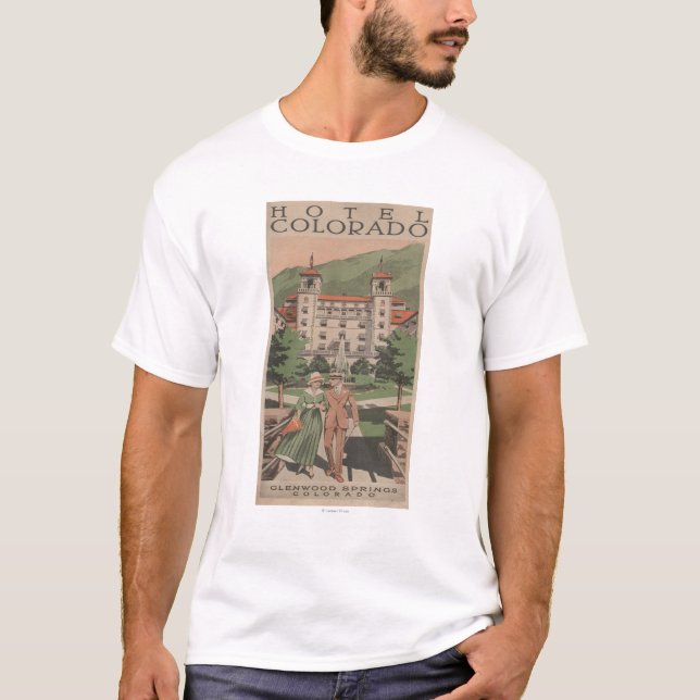 Hotellet Colorado reser affischen Tee Shirt (Framsida)