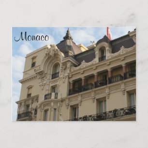 Hotellet Paris monaco Vykort