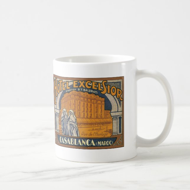HotellExcelsior Casablanca Kaffemugg (Höger)