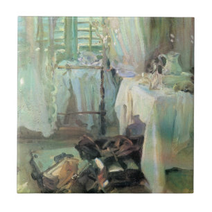Hotellrum av John Singer Sargent Kakelplatta